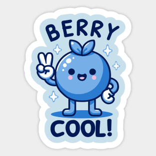 Berry Cool - Peaceful Blueberry Sticker